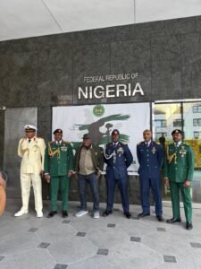 NIGERIA'S DEFENCE OFFICERS TO THE UNITED NATIONS AT THE ARMED FORCES REMEMBRANCE DAY COMMEMORATION ON THURSDAY AT NIGERIA HOUSE IN NEW YORK
