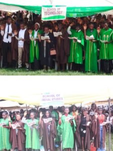 Cross section of matriculants at YABATECH for the 2025/2026 academic session held on Thursday at the Sports Pavilion.