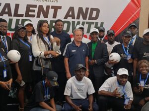 Participants at the FutbolConect Talent and Club Growth Development Summit 2026, held at Oriental Hotel, Victoria Island, Lagos
